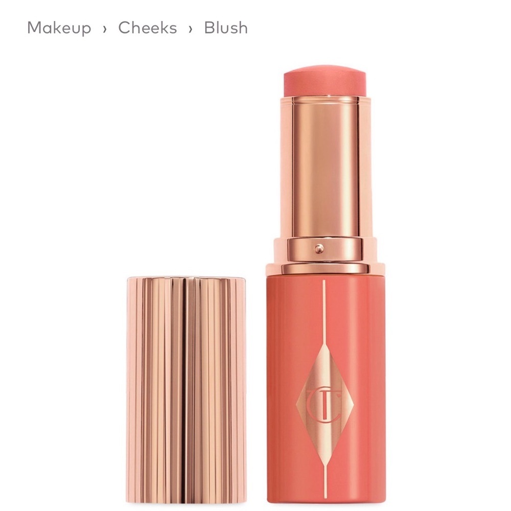 Charlotte Tilbury Cream Blush Stick —  Peachy Glow -0.31 oz.
Sephora.